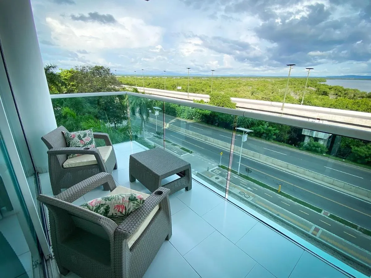 公寓 Apartamento Cartagena En Morros Frente A La Playa